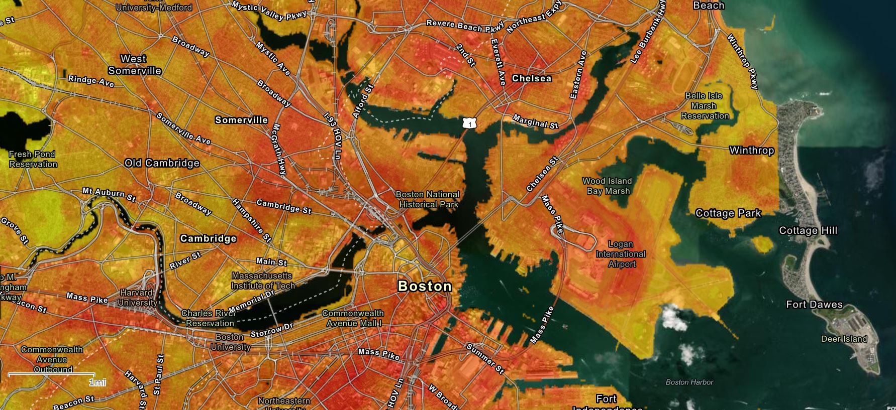 heat map results